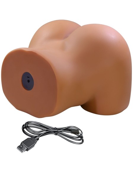 CRAZY BULL WENDY TRASERO FEMENINO REALISTA VIBRADOR SUCCIONADOR CON SONIDO 11 KG