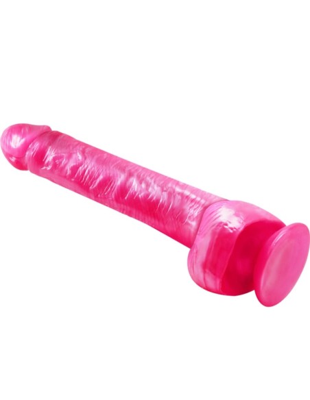 BAILE DONG DILDO REALASTICO ROSA CON VENTOSA