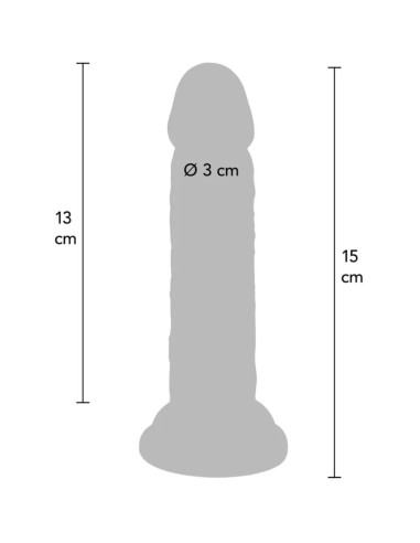 GET REAL PENE REALASTICO DELUXE 15 CM