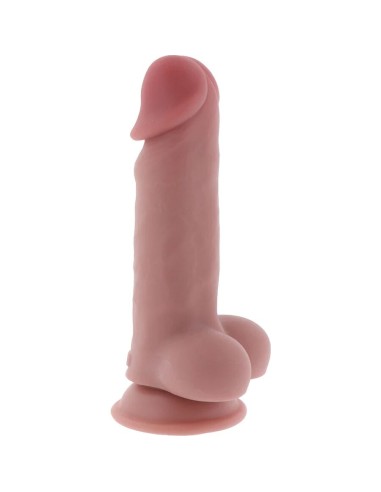 GET REAL PENE REALASTICO DELUXE CON TESTACULOS EXTRA GRUESO 17 CM