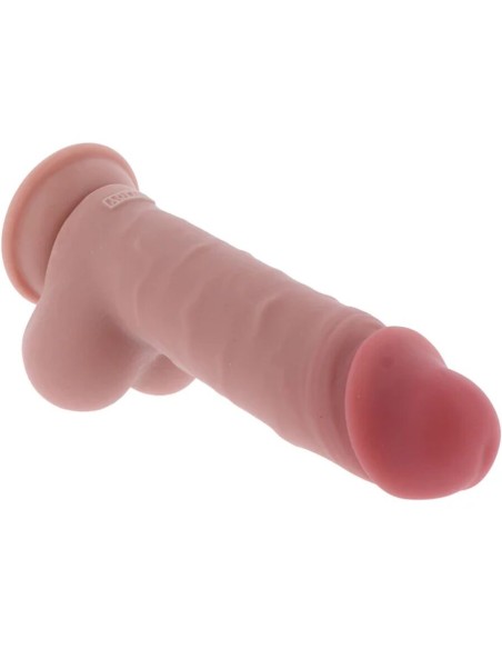 GET REAL PENE REALASTICO DELUXE CON TESTACULOS EXTRA GRUESO 20 CM