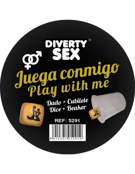 DIABLO PICANTE DADO DURO DORADO POSTURAS HETERO CON CUBILETE