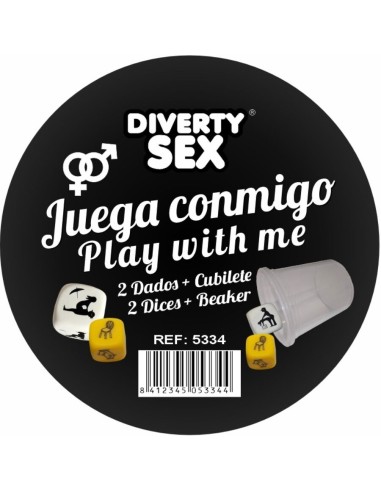 DIABLO PICANTE DADOS LUGAR POSTURAS HETERO CON CUBILETE