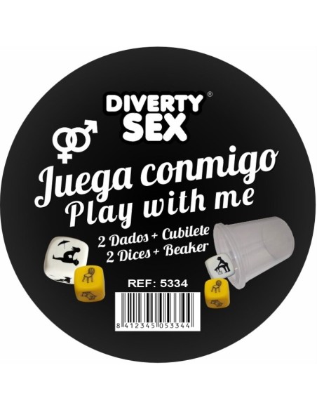 DIABLO PICANTE DADOS LUGAR POSTURAS HETERO CON CUBILETE