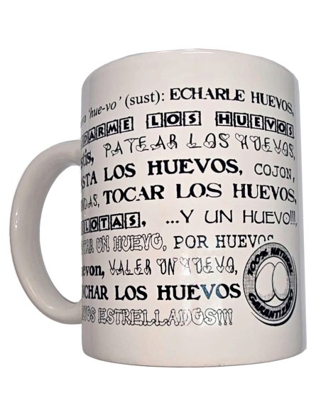 DIABLO PICANTE TAZA BLANCA DE SINANIMOS HUEVOS 370 ML