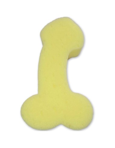 DIABLO PICANTE ESPONJA FORMA DE PENE AMARILLA