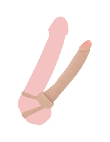 GET REAL DOUBLE TROUBLE PENETRADOR ANAL SILICONA 16 CM