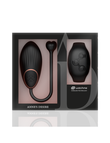 ANNE S DESIRE HUEVO CONTROL REMOTO TECNOLOGiA WATCHME NEGRO