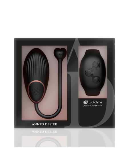 ANNE S DESIRE HUEVO CONTROL REMOTO TECNOLOGiA WATCHME NEGRO