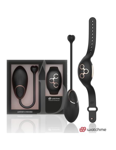 ANNE S DESIRE HUEVO CONTROL REMOTO TECNOLOGiA WATCHME NEGRO GOLD