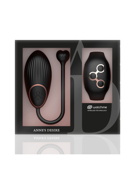 ANNE S DESIRE HUEVO CONTROL REMOTO TECNOLOGiA WATCHME NEGRO GOLD