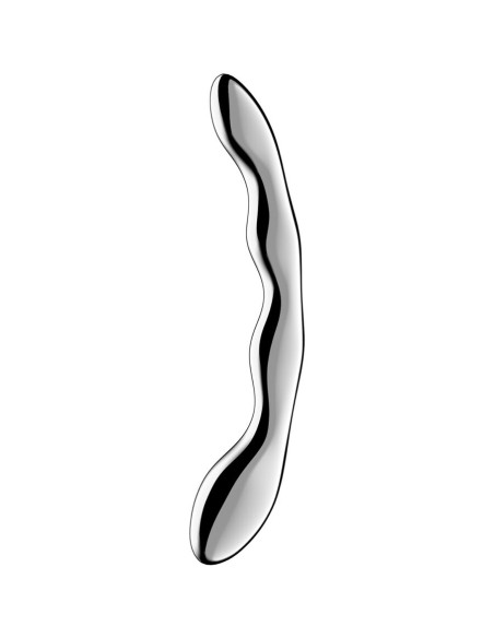 SATISFYER COSMIC CREST 2 DILDO ACERO INOXIDABLE DOBLE USO
