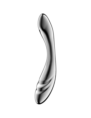 SATISFYER PURE GRAVITY 3 DILDO ACERO INOXIDABLE DOBLE USO