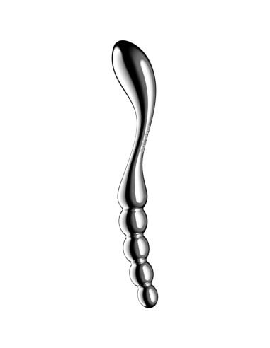 SATISFYER STAR FORCE 1 DILDO ACERO INOXIDABLE DOBLE USO