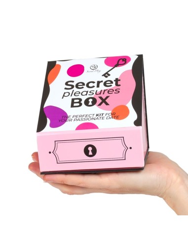 SECRET PLAY CAJA DE PLACERES PARA PAREJAS DADOS BALA VIBRADORA PLUMERO