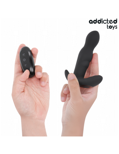 ADDICTED TOYS PLUG ANAL VIBRADOR ROTATORIO CONTROL REMOTO