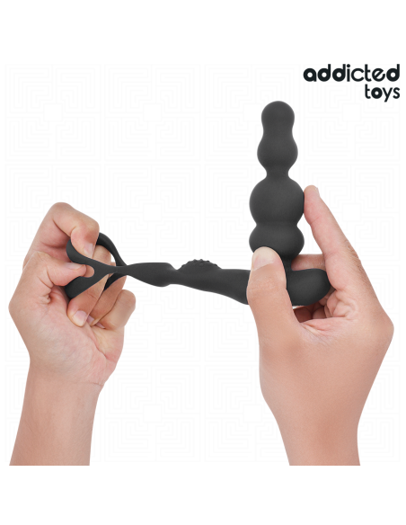 ADDICTED TOYS MASAJEADOR PROSTATICO ROTATORIO CONTROL REMOTO