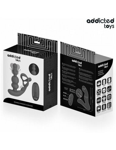 ADDICTED TOYS MASAJEADOR PROSTATICO ROTATORIO CONTROL REMOTO