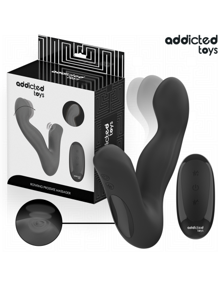 ADDICTED TOYS MASAJEADOR PROSTATICO OSCILANTE CON MODO PULSACIONES CONTROL REMOTO