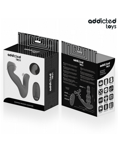ADDICTED TOYS MASAJEADOR PROSTATICO OSCILANTE CON MODO PULSACIONES CONTROL REMOTO