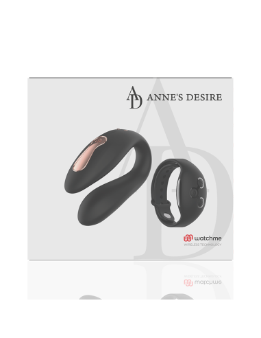 ANNE S DESIRE DUAL PLEASURE TECNOLOGiA WATCHME NEGRO