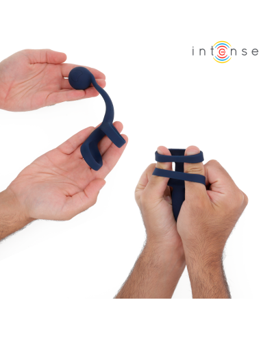 INTENSE TYSON ANILLO POTENCIADOR CON CARACOL VIBRADOR A 32 CM