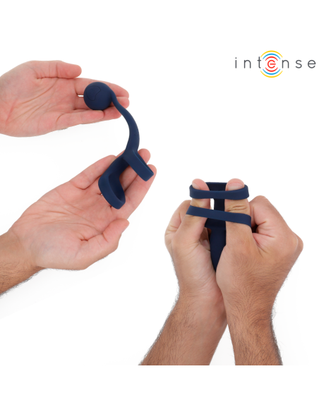 INTENSE TYSON ANILLO POTENCIADOR CON CARACOL VIBRADOR A 32 CM