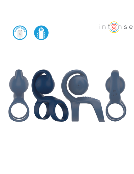 INTENSE TYSON ANILLO POTENCIADOR CON CARACOL VIBRADOR A 32 CM