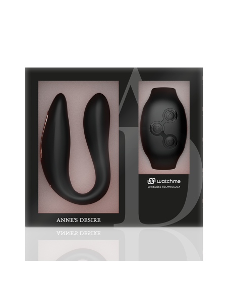 ANNE S DESIRE DUAL PLEASURE TECNOLOGiA WATCHME NEGRO