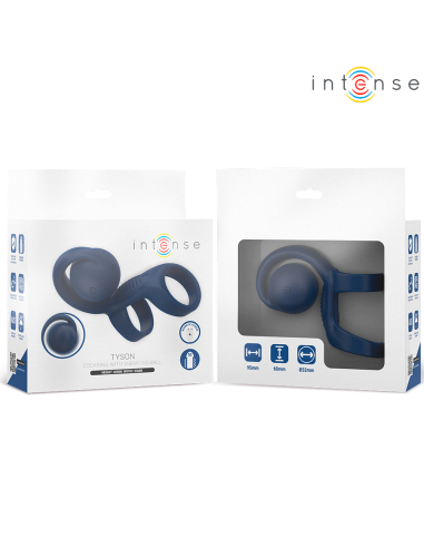 INTENSE TYSON ANILLO POTENCIADOR CON CARACOL VIBRADOR A 32 CM