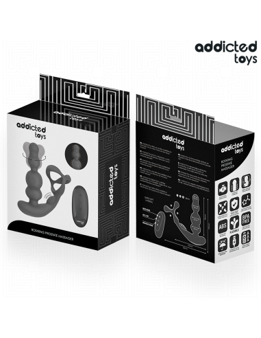 ADDICTED TOYS MASAJEADOR PROSTATICO ROTATORIO CONTROL REMOTO