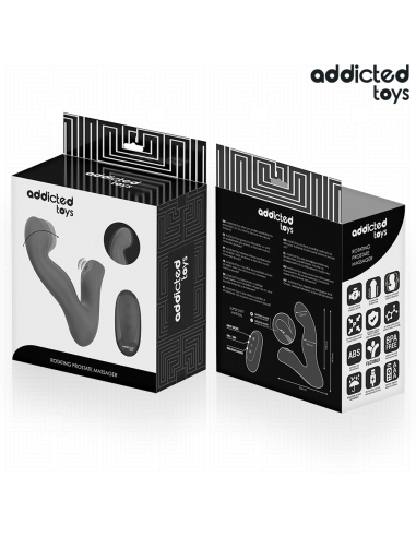ADDICTED TOYS MASAJEADOR PROSTATICO OSCILANTE CON MODO PULSACIONES CONTROL REMOTO