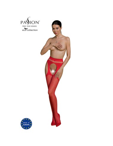 PASSION ECO COLLECTION BODYSTOCKING ECO S002 ROJO