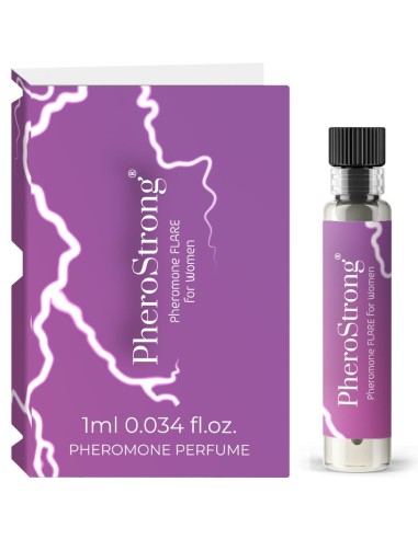 PHEROSTRONG FLARE PERFUME CON FEROMONAS PARA MUJER 1 ML