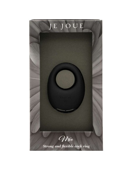JE JOUE MIO ANILLO PARA EL PENE VIBRADOR FUERTE Y FLEXIBLE NEGRO