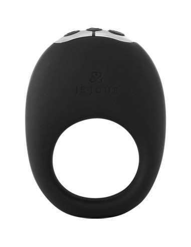 JE JOUE MIO ANILLO PARA EL PENE VIBRADOR FUERTE Y FLEXIBLE NEGRO