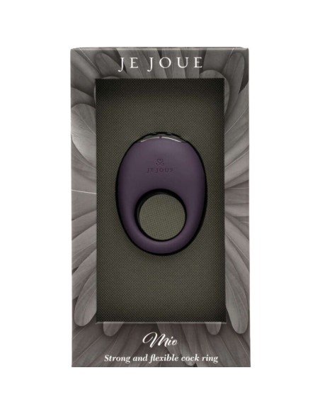 JE JOUE MIO ANILLO PARA EL PENE VIBRADOR FUERTE Y FLEXIBLE MORADO