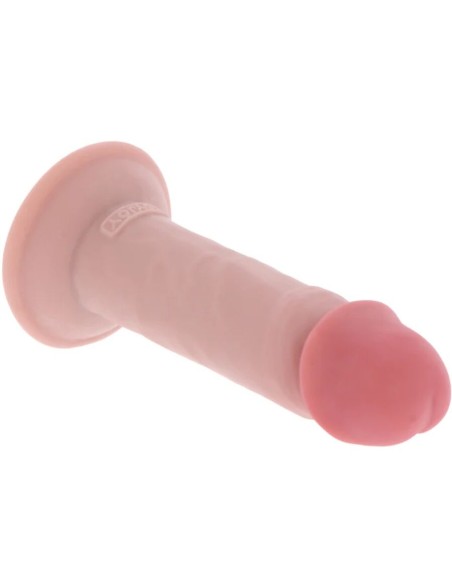 GET REAL DILDO DELUXE DONG GRUESO DE DOBLE DENSIDAD TPE 15 CM