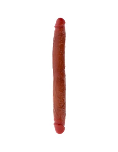 GET REAL DILDO DOBLE DONG DE SILICONA CARAMELO 35 CM
