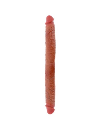 GET REAL DILDO DOBLE DONG DE SILICONA CARAMELO 46 CM