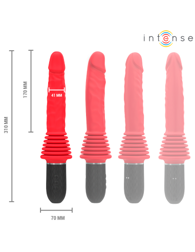 INTENSE CYNTHIA VIBRADOR THRUSTING CONTROL REMOTO CON CALOR