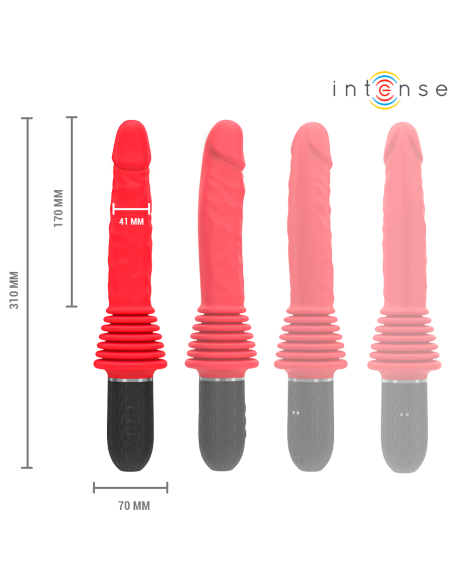 INTENSE CYNTHIA VIBRADOR THRUSTING CONTROL REMOTO CON CALOR