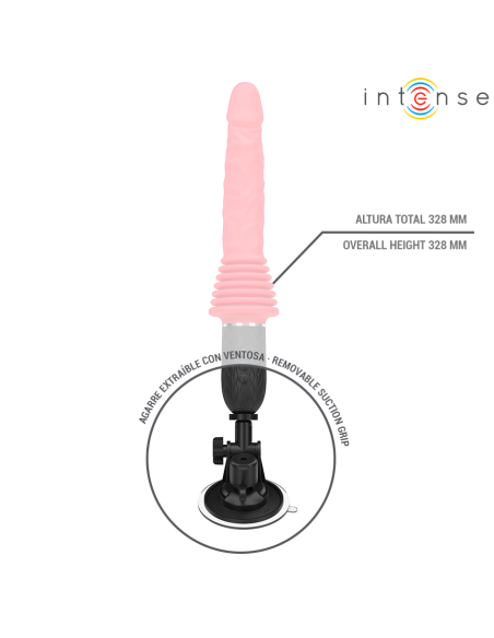INTENSE CYNTHIA VIBRADOR THRUSTING CONTROL REMOTO CON CALOR