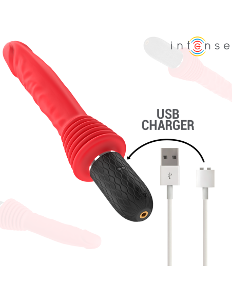 INTENSE CYNTHIA VIBRADOR THRUSTING CONTROL REMOTO CON CALOR