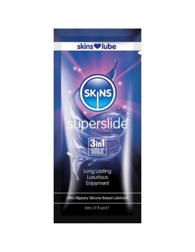 SKINS SUPERSLIDE LUBRICANTE BASE DE SILICONA MONODOSIS 5 ML