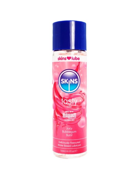SKINS TASTY LUBRICANTE BASE DE AGUA CHICLE 130 ML