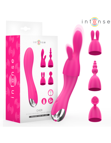 INTENSE CHER VIBRADOR 20 PATRONES CON CABEZALES INTERCAMBIABLES