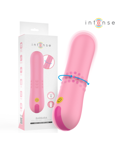 INTENSE BARBARA VIBRADOR CON PERLAS GIRATORIAS