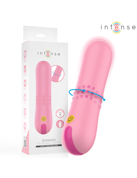 INTENSE BARBARA VIBRADOR CON PERLAS GIRATORIAS