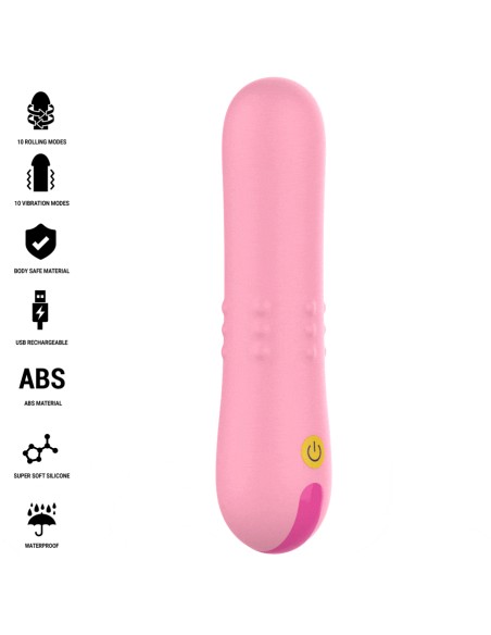 INTENSE BARBARA VIBRADOR CON PERLAS GIRATORIAS